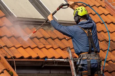 Démoussage et hydrofuge de toiture à Hommert